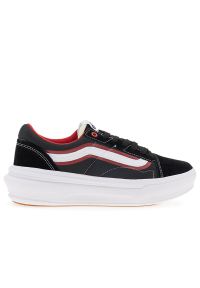 Buty Vans Pop Color Old Skool Overt CC VN0A7Q5E4581 - czarne. Zapięcie: sznurówki. Kolor: czarny. Materiał: zamsz, materiał, guma. Szerokość cholewki: normalna. Obcas: na platformie. Model: Vans Old Skool