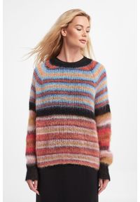 Marella Sport - Sweter Garonna MARELLA SPORT. Materiał: moher, włókno. Wzór: paski. Styl: sportowy #2