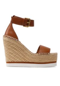 Espadryle See By Chloé. Kolor: brązowy