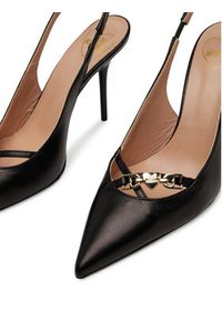Love Moschino - LOVE MOSCHINO Sandały JA10079G1MIA0000 Czarny. Kolor: czarny. Materiał: skóra #5