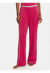 Juicy Couture Spodnie piżamowe Vicky JCLAS125504 Różowy Flare Fit. Kolor: różowy. Materiał: syntetyk