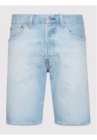 Levi's® Szorty jeansowe 501® Hemmed 36512-0149 Błękitny Regular Fit. Kolor: niebieski. Materiał: bawełna