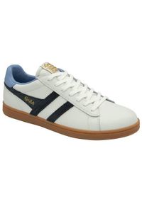 Buty do chodzenia męskie Gola Equipe Ii Leder 2024. Zapięcie: sznurówki. Kolor: niebieski, wielokolorowy. Materiał: materiał, skóra. Szerokość cholewki: normalna. Sport: turystyka piesza