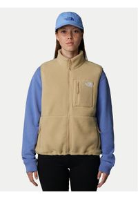 The North Face Bezrękawnik Yumiori NF0A8B6F Beżowy Regular Fit. Kolor: beżowy. Materiał: syntetyk. Długość rękawa: bez rękawów
