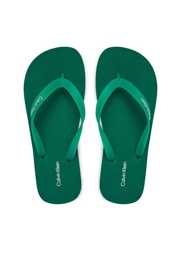 Japonki Calvin Klein. Kolor: zielony