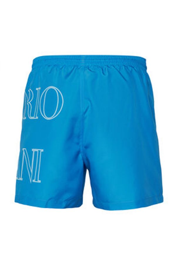 Emporio Armani Szorty kąpielowe EM000583 AF20434 UB025 Niebieski Regular Fit. Kolor: niebieski. Materiał: syntetyk