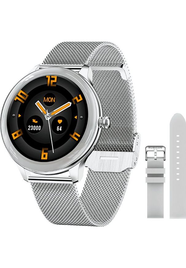 Smartwatch Rubicon SMARTWATCH DAMSKI Rubicon RNCE90 - WYKONYWANIE POŁĄCZEŃ, TERMOMETR (sr034a). Rodzaj zegarka: smartwatch