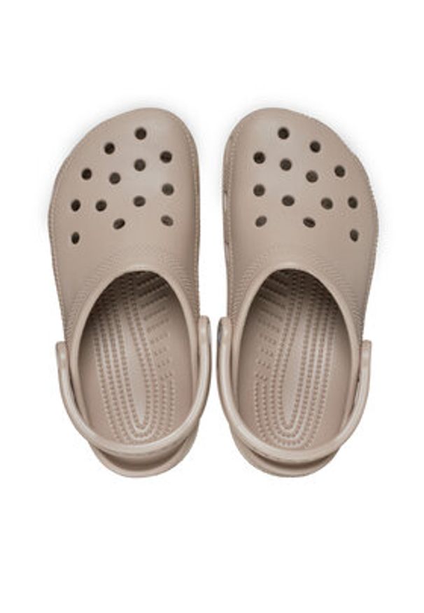 Crocs Klapki Classic 10001 Brązowy. Kolor: brązowy