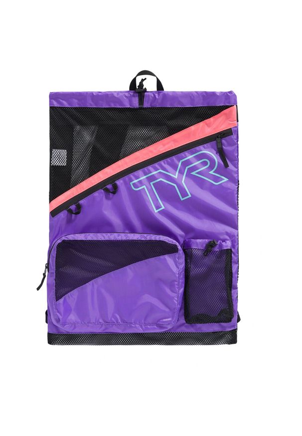 Plecak TYR Elite team mesh bkpk. Kolor: fioletowy. Materiał: mesh