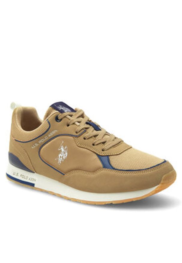 U.S. Polo Assn. Sneakersy TABRY007 Brązowy. Kolor: brązowy. Materiał: materiał
