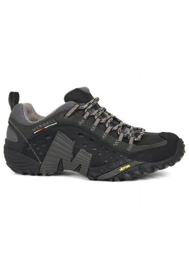 Merrell - Buty trekkingowe na co dzień męskie MERRELL INTERCEPT skóra duży rozmiar. Okazja: na co dzień. Kolor: wielokolorowy. Materiał: skóra