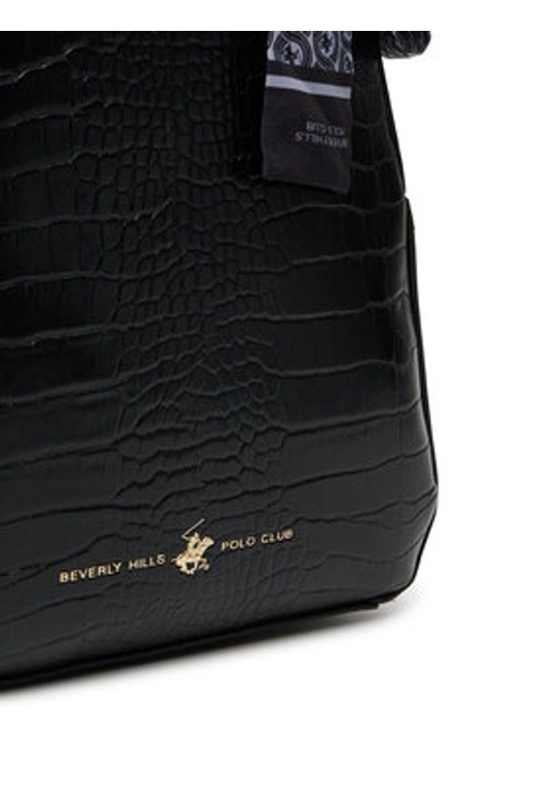 Beverly Hills Polo Club Plecak BHPC-H-003-07 Czarny. Kolor: czarny. Materiał: materiał, syntetyk