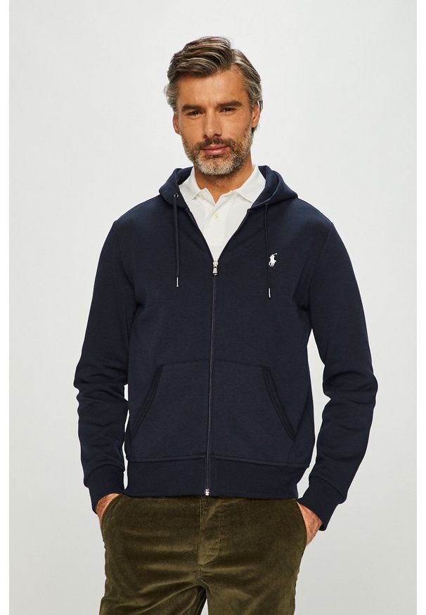 Polo Ralph Lauren - Bluza. Okazja: na co dzień. Typ kołnierza: polo. Kolor: niebieski. Styl: casual