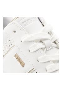 Big-Star - Sneakersy damskie Big Star, skóra ekologiczna perforowana cholewka sznurowany fason klasyczna gumowa podeszwa, białe, TT274291. Okazja: na co dzień. Zapięcie: sznurówki. Kolor: biały. Materiał: guma, skóra ekologiczna. Szerokość cholewki: normalna. Sport: turystyka piesza #5