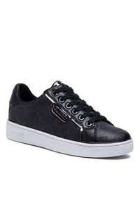 Guess Sneakersy Banq FL7BAN ELE12 Czarny. Kolor: czarny. Materiał: skóra