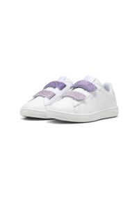 Puma Buty Smash 3. L Glitter Velcro V Ps 39560906. Kolor: biały. Materiał: tkanina, syntetyk