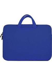 Torba Hurtel Uniwersalne etui torba na laptopa 15,6'' tablet organizer na komputer granatowy. Kolor: niebieski
