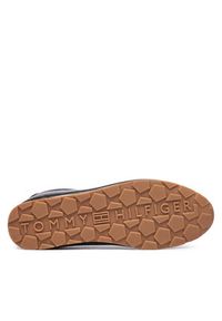 TOMMY HILFIGER - Tommy Hilfiger Sneakersy Bella Sneaker Leather FW0FW09495 Brązowy. Kolor: brązowy. Materiał: skóra #3