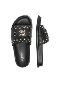 Nine West Klapki EO-TL758-1 Czarny. Kolor: czarny. Materiał: skóra #2