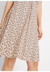 bonprix - Sukienka z dżerseju w długości do kolan, z mieszanki wiskozy. Kolor: pomarańczowy. Materiał: jersey, wiskoza. Długość rękawa: krótki rękaw. Długość: midi #2