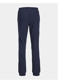 Jack&Jones Junior Spodnie dresowe Gordon 12249856 Granatowy Slim Fit. Kolor: niebieski. Materiał: bawełna #2