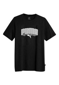 Koszulka męska Puma Graphics Hip Hop Tee. Kolor: czarny