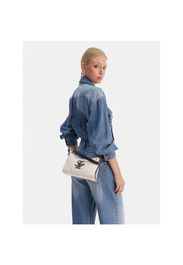 TOMMY HILFIGER - Torebka Tommy Hilfiger. Kolor: kremowy