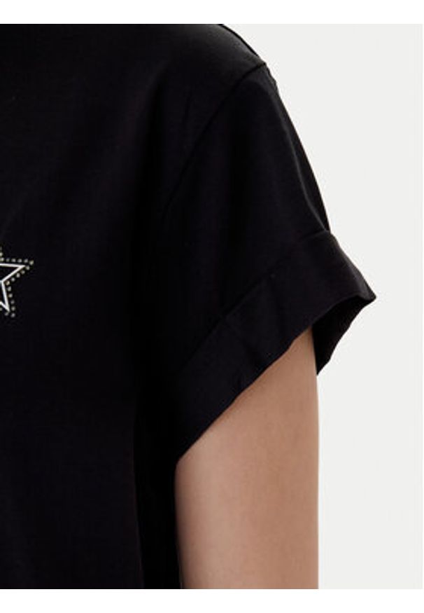 Guess T-Shirt W6RI30 I3Z14 Czarny Regular Fit. Kolor: czarny. Materiał: bawełna