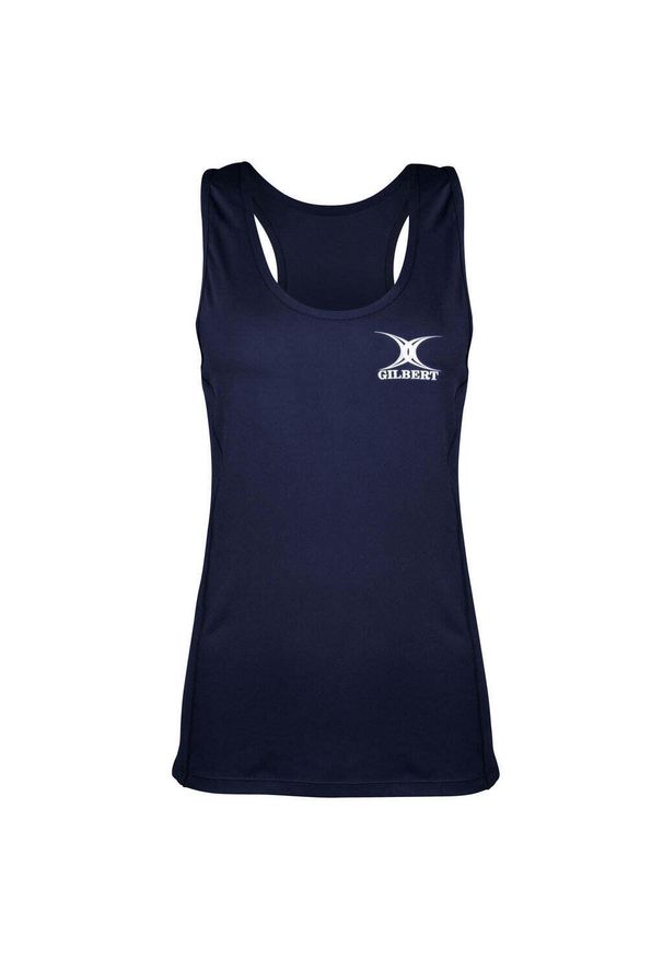GILBERT - Damski tank top Gilbert Pro Synergie. Kolor: niebieski. Długość rękawa: bez rękawów. Styl: sportowy