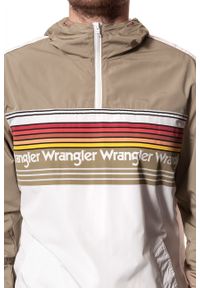 Wrangler - KURTKA WRANGLER POPOVER JACKET CORNSTALK W4768V94K. Wzór: nadruk. Styl: vintage #9