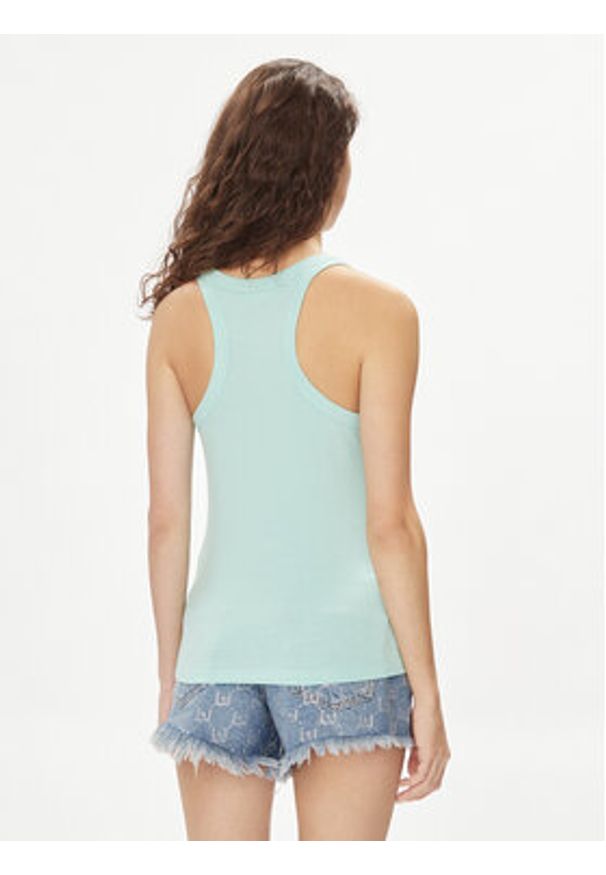 Liu Jo Top MA4327 J4695 Zielony Slim Fit. Kolor: zielony. Materiał: wiskoza