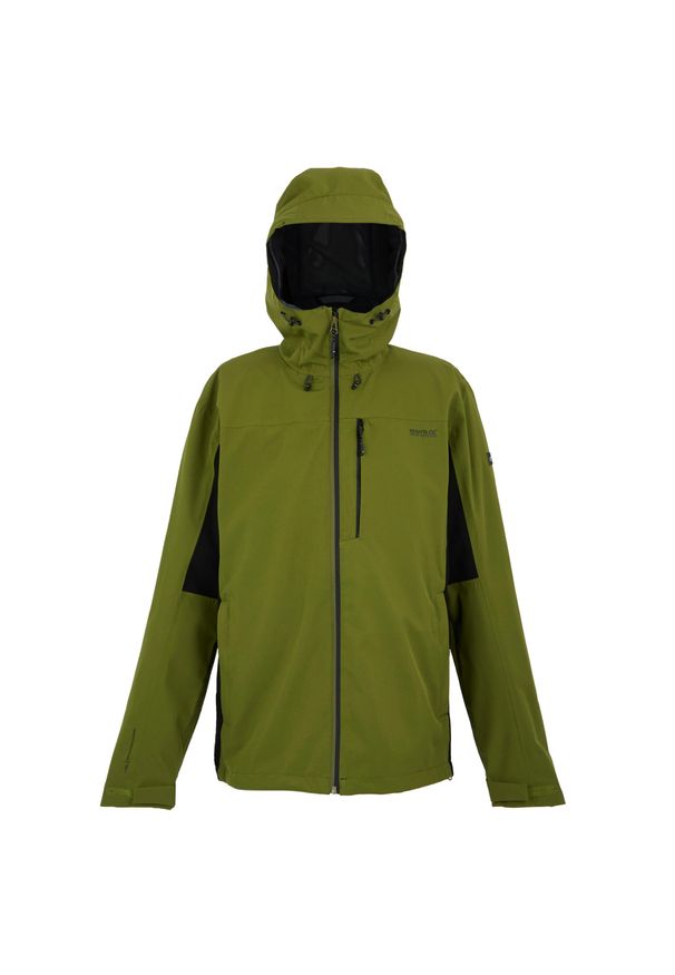 Regatta - Męska Kurtka Wodoodporna Birchdale II. Kolor: zielony, czarny, wielokolorowy. Sport: turystyka piesza