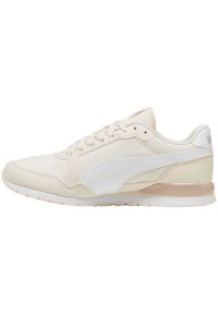 Buty Puma St Runner v3 Nl 384857 28 beżowy. Okazja: na co dzień. Zapięcie: sznurówki. Kolor: beżowy. Materiał: zamsz, syntetyk, nylon