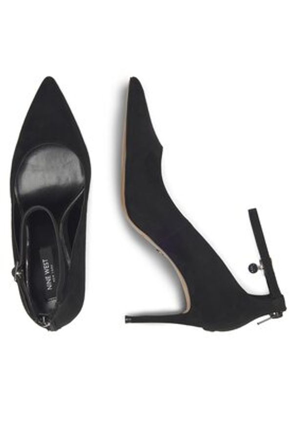 Nine West Szpilki SJ1489 Czarny. Kolor: czarny. Materiał: skóra. Obcas: na szpilce