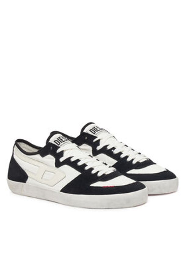 Diesel Sneakersy S-Leroji D-1 Low Y03489P8119 HA679 Czerwony. Kolor: czerwony. Materiał: skóra, zamsz