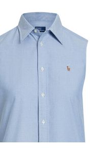 Polo Ralph Lauren Koszula 211968896002 Błękitny Classic Fit. Typ kołnierza: polo. Kolor: niebieski. Materiał: bawełna #7