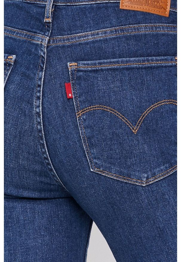 Levi's® - Levi's - Jeansy 724. Okazja: na spotkanie biznesowe. Stan: podwyższony. Kolor: niebieski. Styl: biznesowy