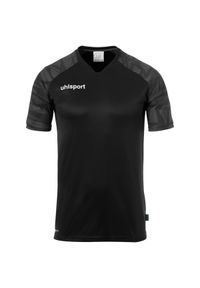 UHLSPORT - Koszulka Uhlsport Goal 25. Kolor: czarny, fioletowy, szary, wielokolorowy, brązowy, biały. Materiał: jersey. Sport: fitness, piłka nożna