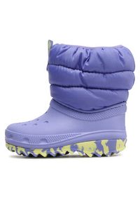 Crocs Śniegowce Classic Neo Puff T 207683 Fioletowy. Kolor: fioletowy #4