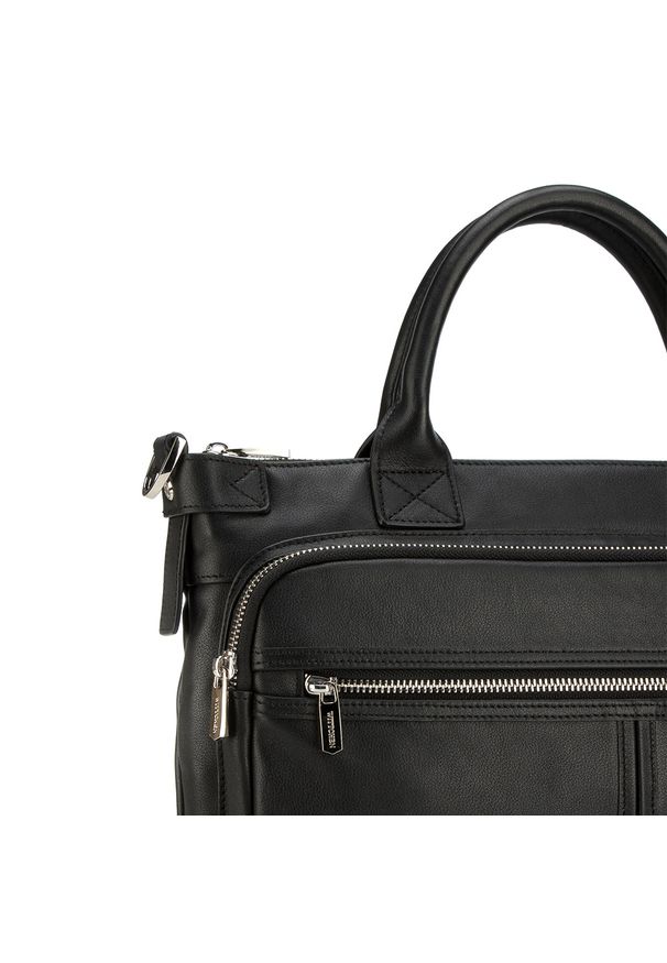 Czarna torba na laptopa Wittchen elegancka