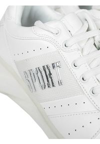 Plein Sport Sneakersy | SIPS963 | Mężczyzna | Biały. Kolor: biały. Materiał: skóra ekologiczna. Wzór: nadruk, aplikacja #5
