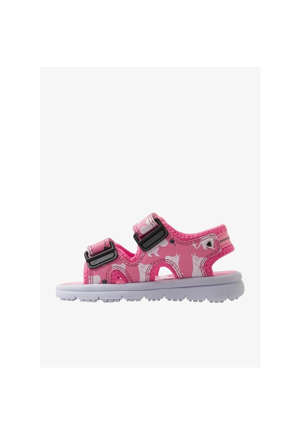 Sandały dla dziewczynki Reima Moomin Bungee. Kolor: różowy. Sport: turystyka piesza