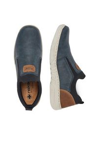 Rieker Półbuty 03555-14 Granatowy. Kolor: niebieski. Materiał: skóra #7