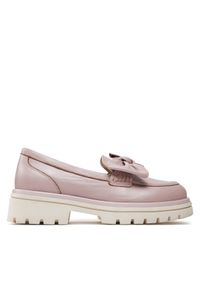 Loafersy Caprice. Kolor: fioletowy