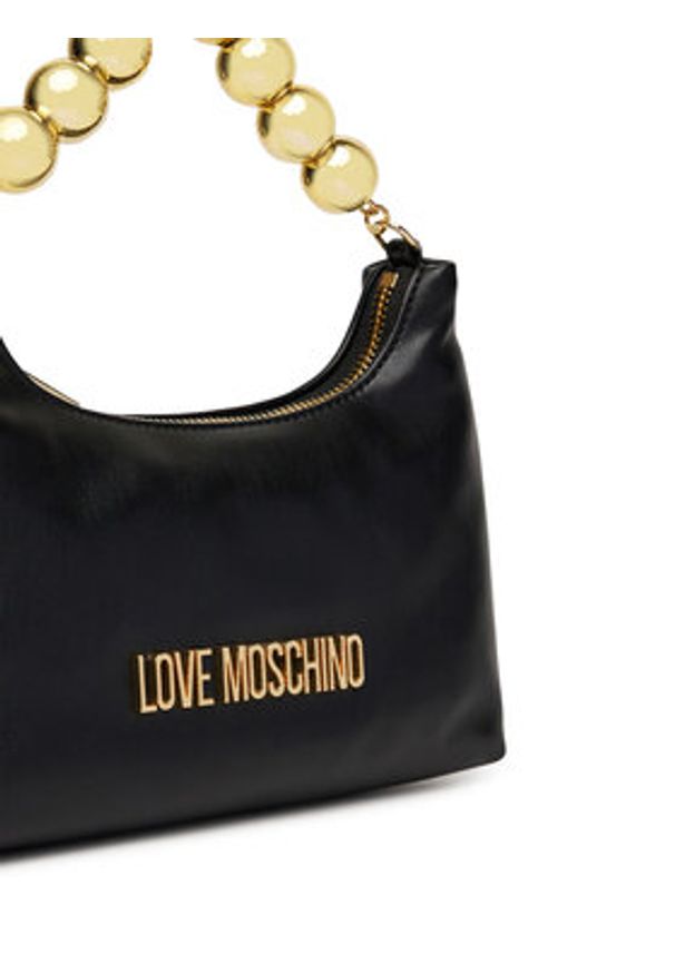 Love Moschino - LOVE MOSCHINO Torebka JC4252PP0MKS0000 Czarny. Kolor: czarny. Materiał: skórzane