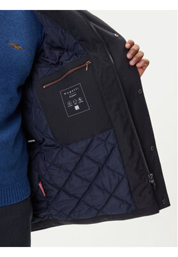 Bugatti Kurtka przejściowa 873513 81035 Granatowy Regular Fit. Kolor: niebieski. Materiał: syntetyk