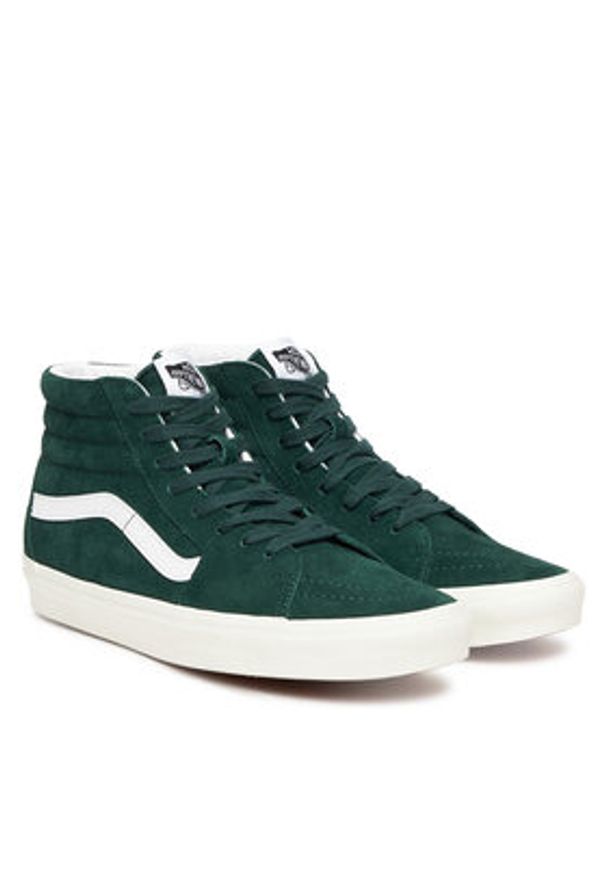 Vans Sneakersy Sk8-Hi VN000BW7EME1 Zielony. Kolor: zielony. Materiał: skóra, zamsz