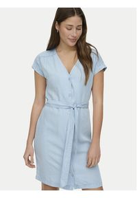 only - ONLY Sukienka jeansowa Charis 15363972 Niebieski jasny Regular Fit. Kolor: niebieski. Materiał: lyocell #4