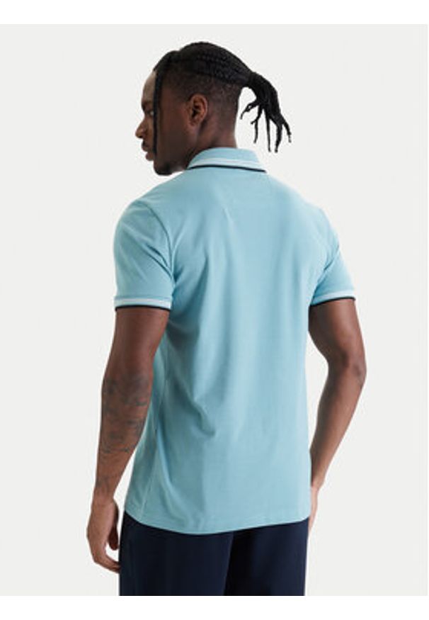BOSS Polo Paul 50506193 Zielony Slim Fit. Typ kołnierza: polo. Kolor: zielony. Materiał: bawełna