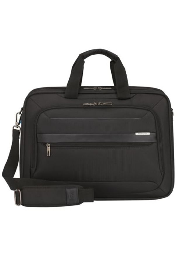 Samsonite - Torba na laptopa SAMSONITE Vectura Evo Bailhandle 17.3 cali Czarny. Kolor: czarny. Styl: elegancki